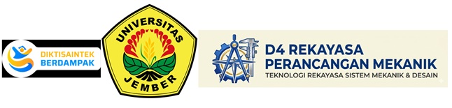 D4 REKAYASA PERANCANGAN MEKANIK UNIVERSITAS JEMBER logo
